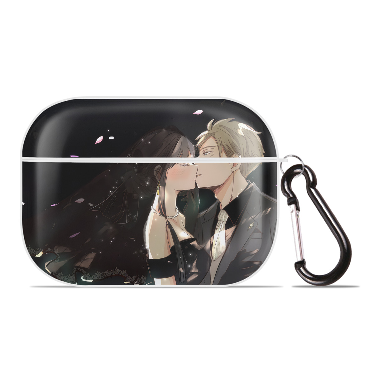 （画像用） SPY×FAMILY间谍家家酒 【AirPods Pro用】ハードシェル保護ケース 耐衝撃・防指紋・カラビナ付き商品仕様