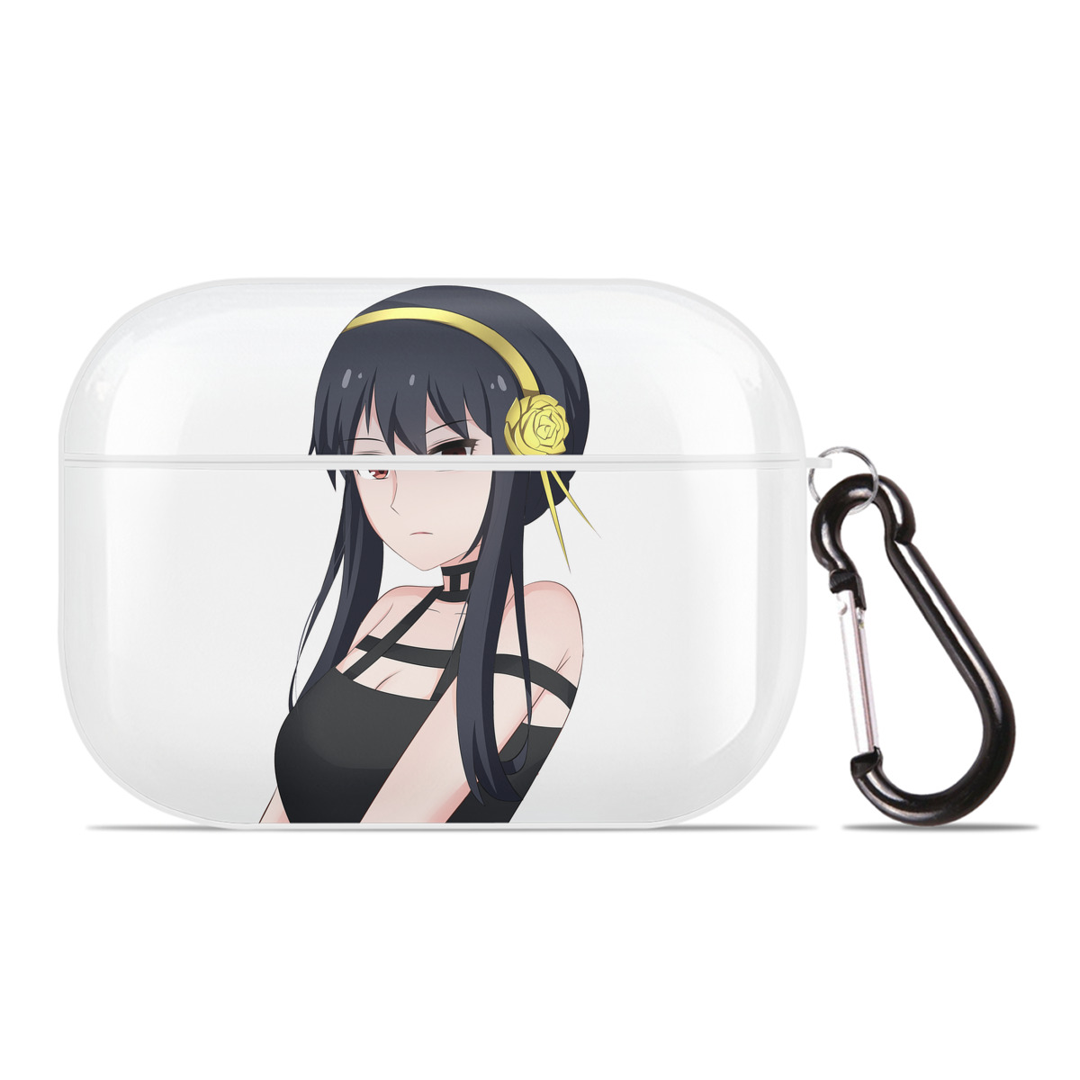 （画像用） SPY×FAMILY间谍家家酒 【AirPods Pro用】ハードシェル保護ケース 耐衝撃・防指紋・カラビナ付き商品仕様