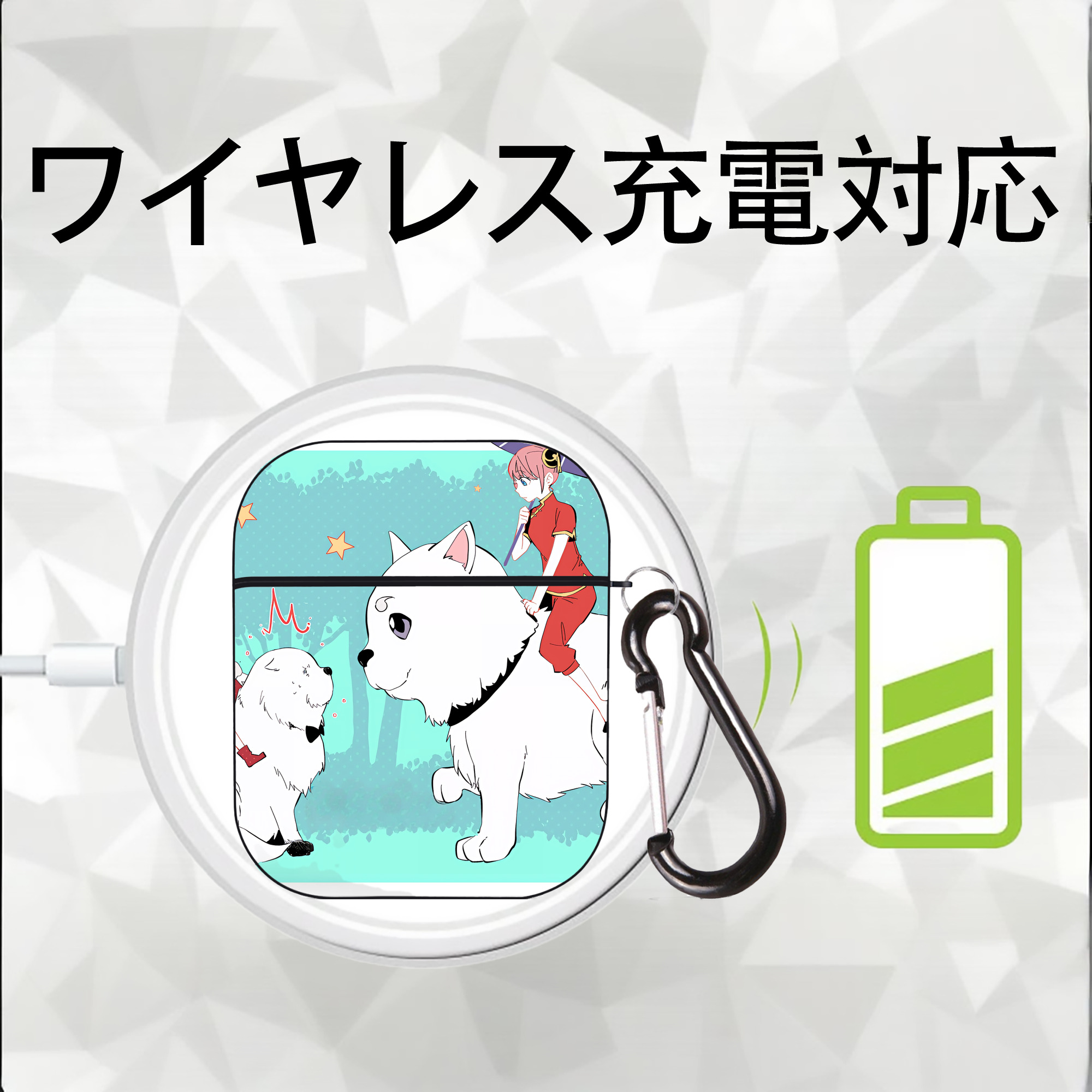 SPY×FAMILY间谍家家酒 AirPods 第2世代保護ケース ハードシェル ブラック 耐衝撃・防指紋・カラビナ付き