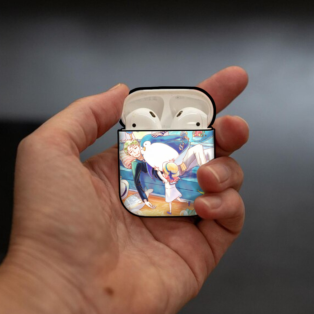 SPY×FAMILY间谍家家酒 AirPods 第2世代保護ケース ハードシェル ブラック 耐衝撃・防指紋・カラビナ付き