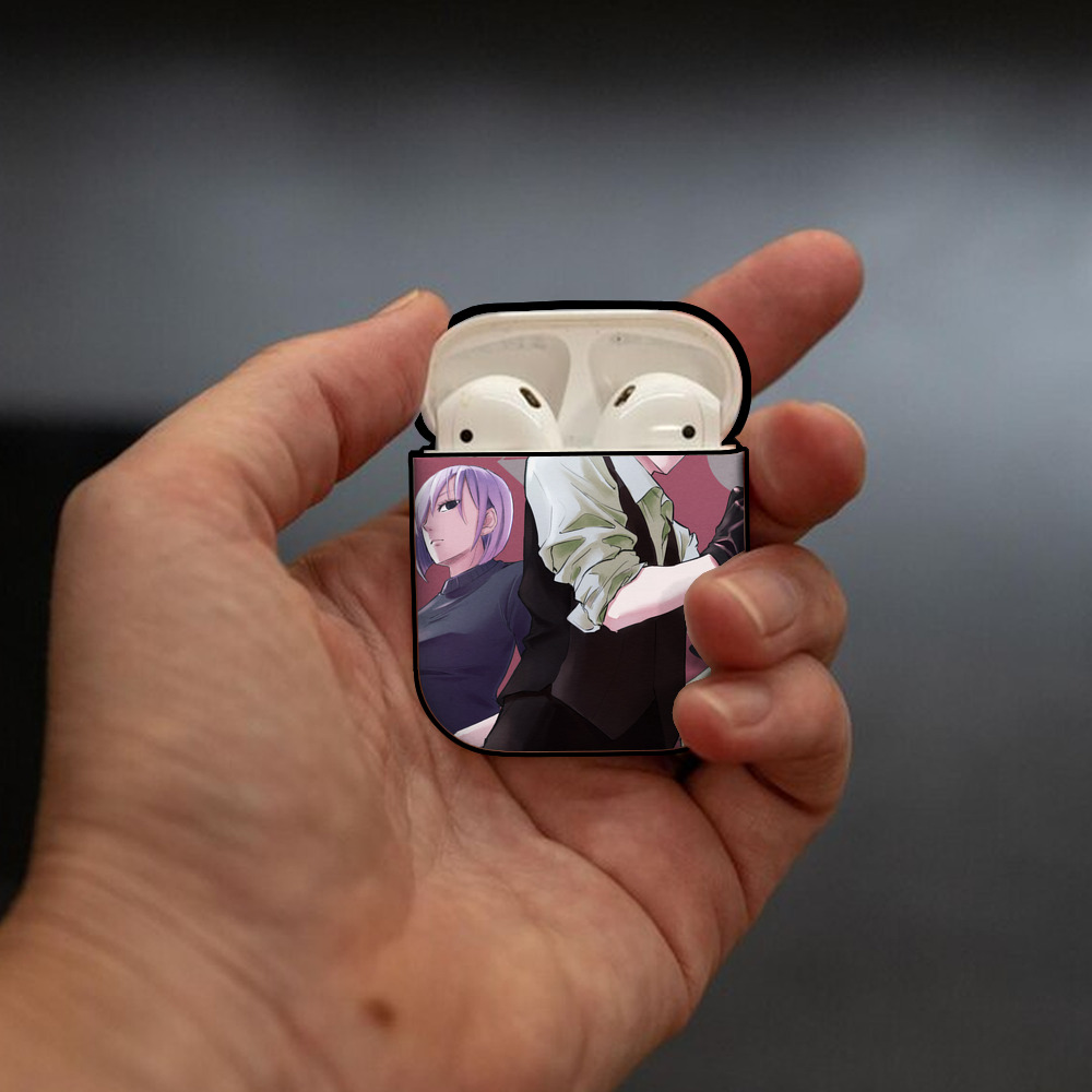 SPY×FAMILY间谍家家酒 AirPods 第2世代保護ケース ハードシェル ブラック 耐衝撃・防指紋・カラビナ付き