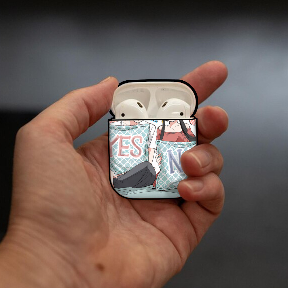 SPY×FAMILY间谍家家酒 AirPods 第2世代保護ケース ハードシェル ブラック 耐衝撃・防指紋・カラビナ付き
