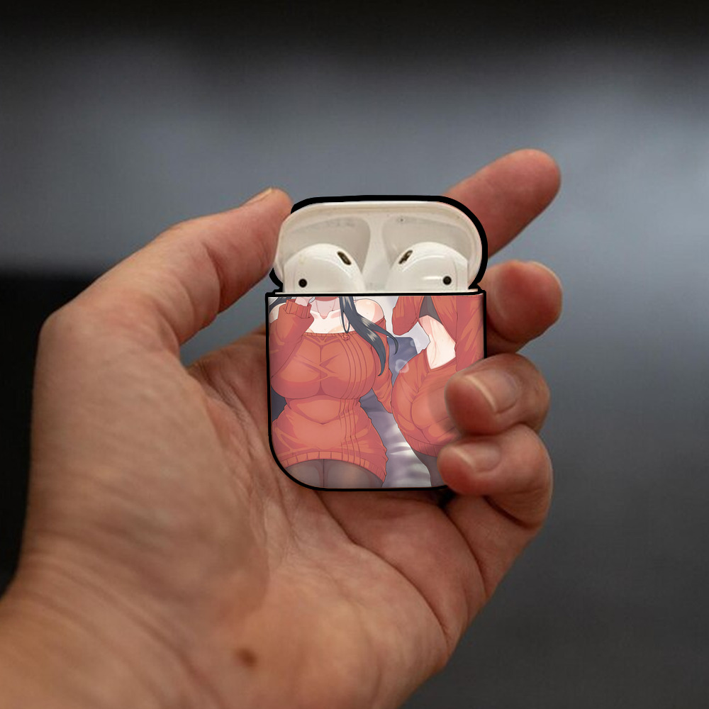 SPY×FAMILY间谍家家酒 AirPods 第2世代保護ケース ハードシェル ブラック 耐衝撃・防指紋・カラビナ付き