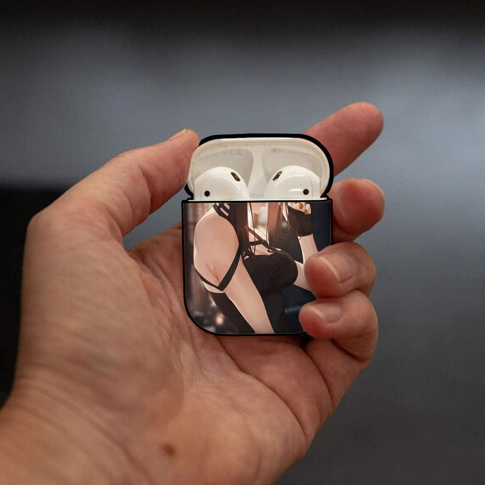 SPY×FAMILY间谍家家酒 AirPods 第2世代保護ケース ハードシェル ブラック 耐衝撃・防指紋・カラビナ付き