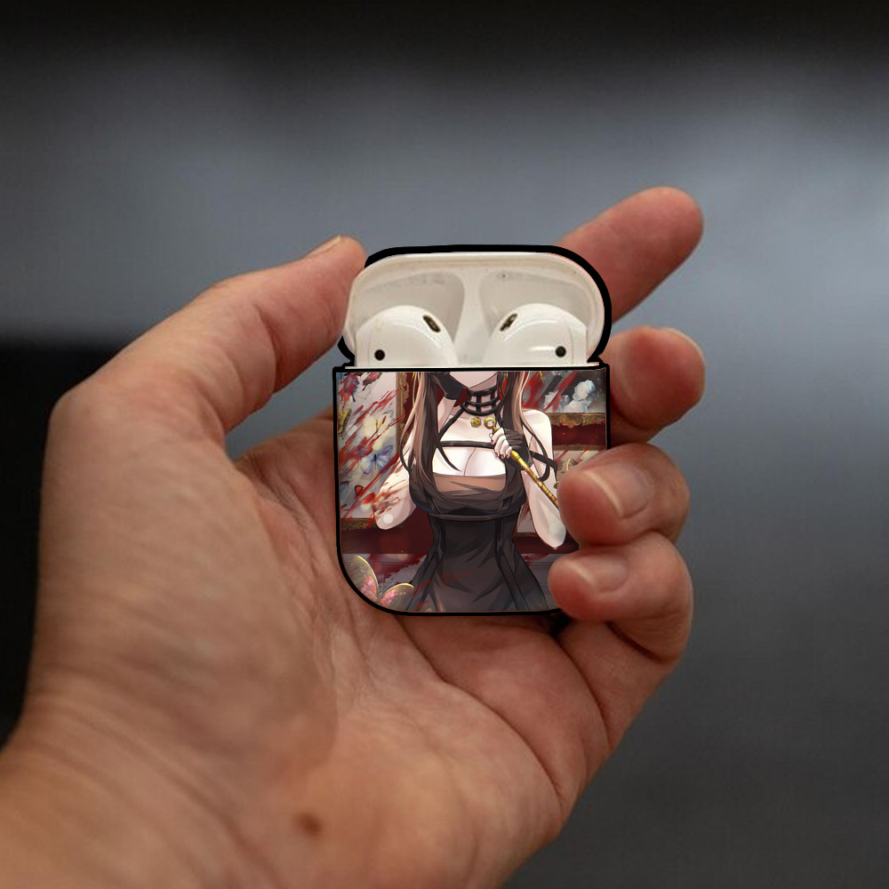 SPY×FAMILY间谍家家酒 AirPods 第2世代保護ケース ハードシェル ブラック 耐衝撃・防指紋・カラビナ付き