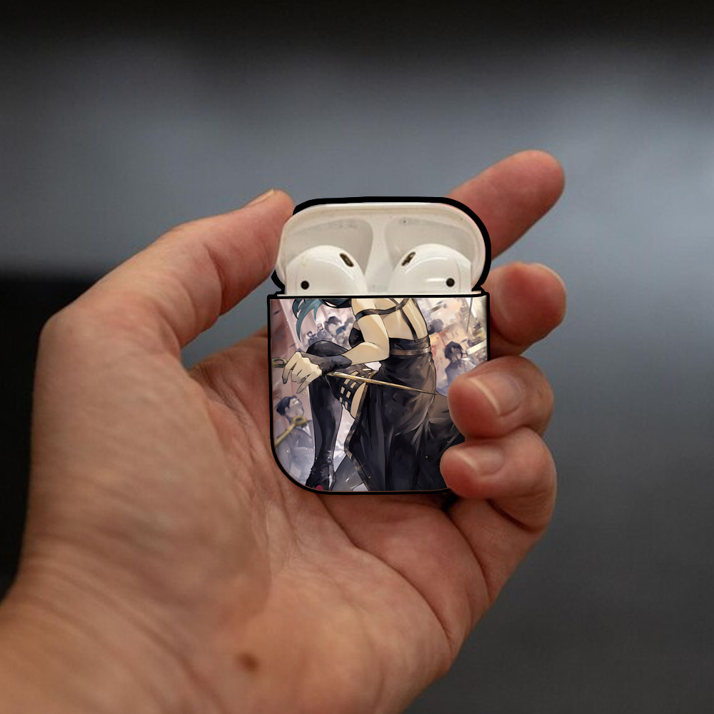 SPY×FAMILY间谍家家酒 AirPods 第2世代保護ケース ハードシェル ブラック 耐衝撃・防指紋・カラビナ付き