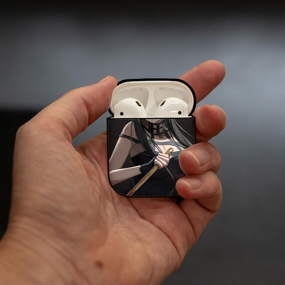 SPY×FAMILY间谍家家酒 AirPods 第2世代保護ケース ハードシェル ブラック 耐衝撃・防指紋・カラビナ付き