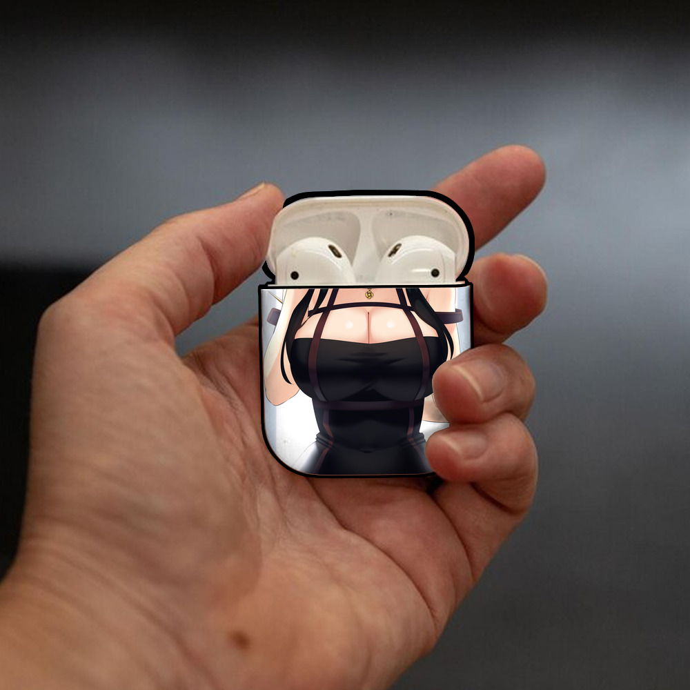 SPY×FAMILY间谍家家酒 AirPods 第2世代保護ケース ハードシェル ブラック 耐衝撃・防指紋・カラビナ付き