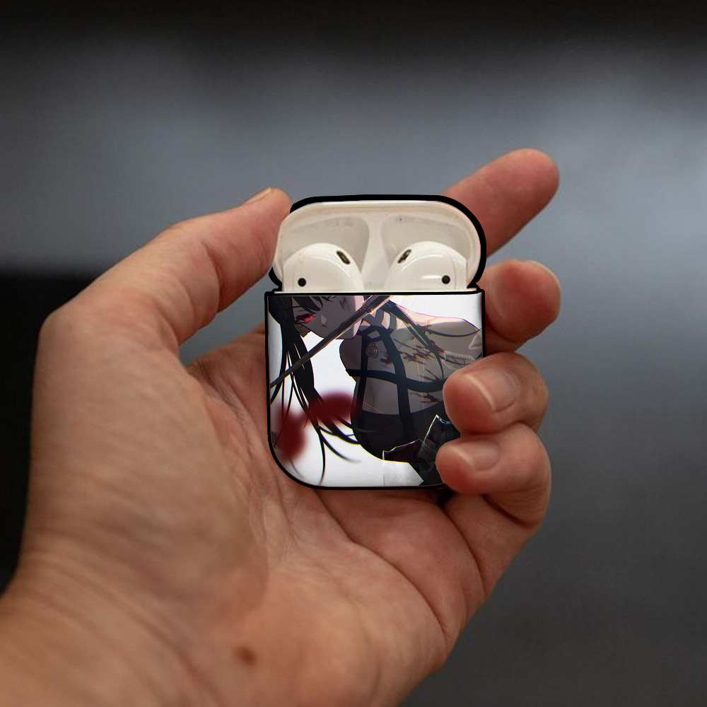 SPY×FAMILY间谍家家酒 AirPods 第2世代保護ケース ハードシェル ブラック 耐衝撃・防指紋・カラビナ付き