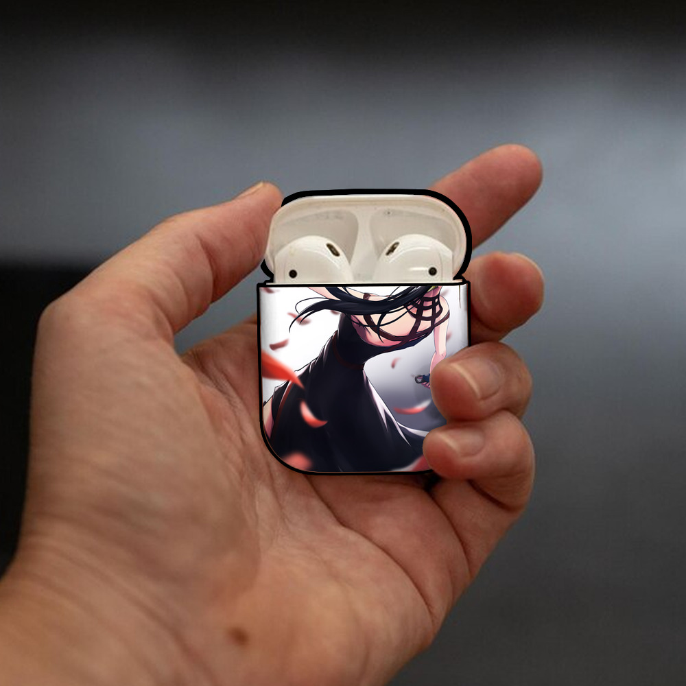 SPY×FAMILY间谍家家酒 AirPods 第2世代保護ケース ハードシェル ブラック 耐衝撃・防指紋・カラビナ付き
