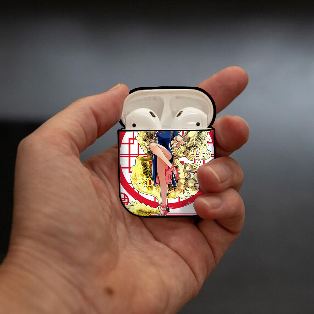 SPY×FAMILY间谍家家酒 AirPods 第2世代保護ケース ハードシェル ブラック 耐衝撃・防指紋・カラビナ付き