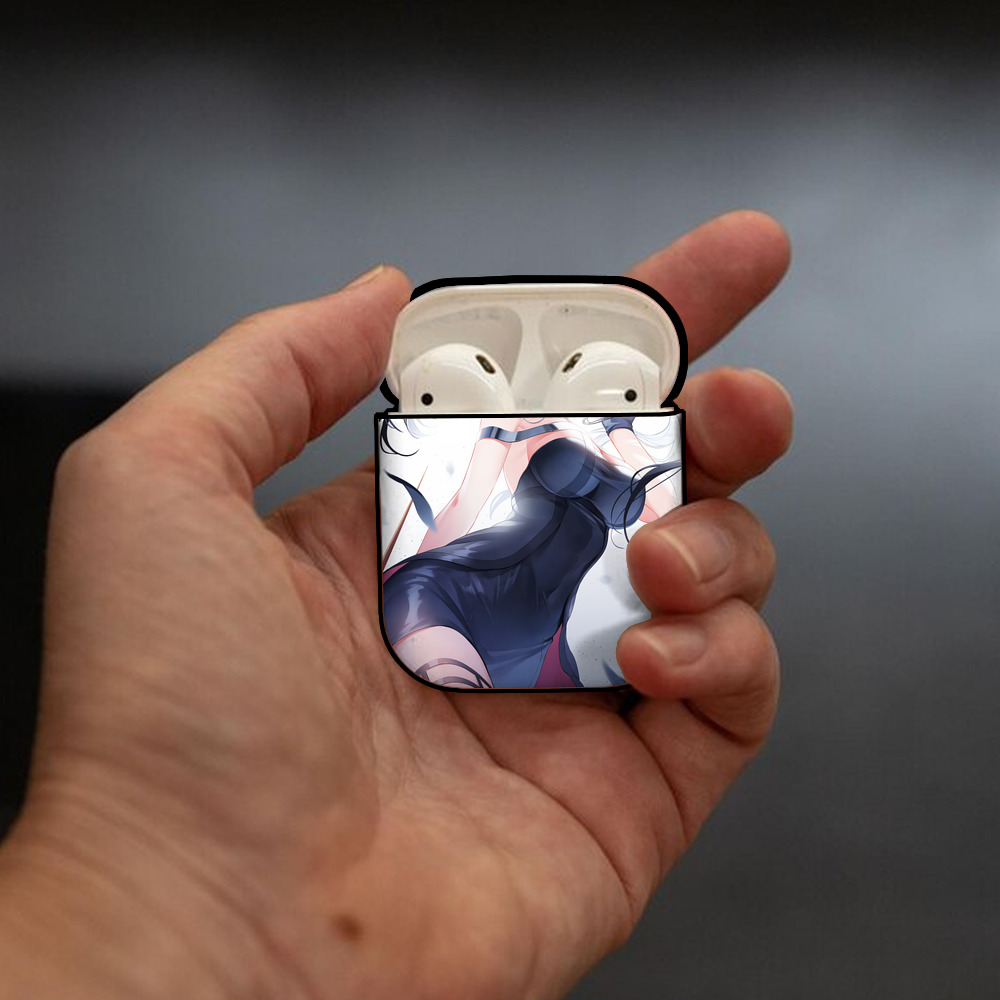 SPY×FAMILY间谍家家酒 AirPods 第2世代保護ケース ハードシェル ブラック 耐衝撃・防指紋・カラビナ付き