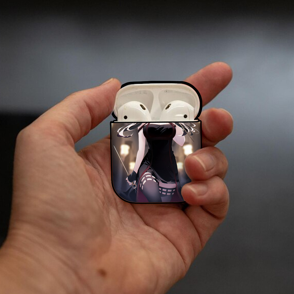 SPY×FAMILY间谍家家酒 AirPods 第2世代保護ケース ハードシェル ブラック 耐衝撃・防指紋・カラビナ付き