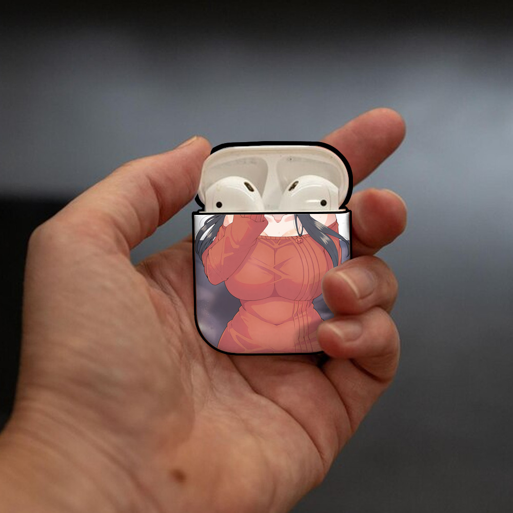 SPY×FAMILY间谍家家酒 AirPods 第2世代保護ケース ハードシェル ブラック 耐衝撃・防指紋・カラビナ付き