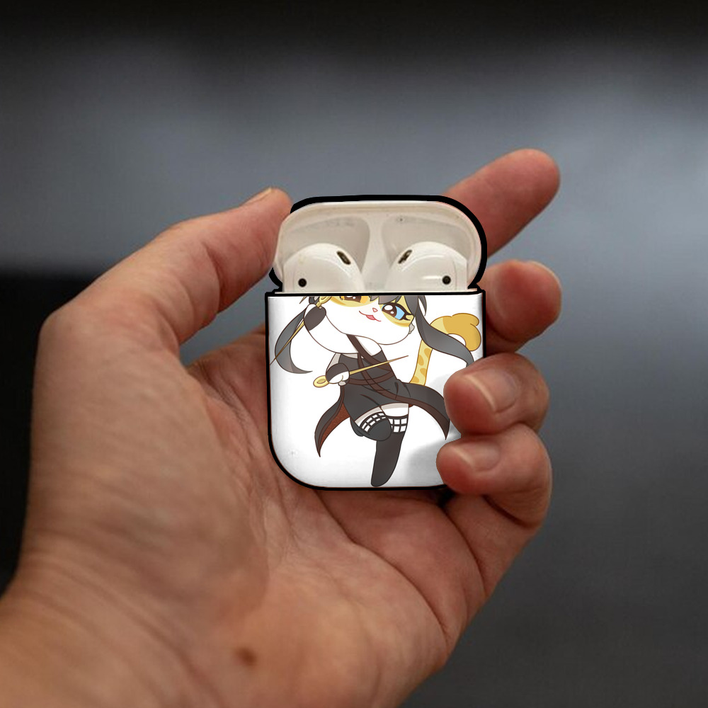SPY×FAMILY间谍家家酒 AirPods 第2世代保護ケース ハードシェル ブラック 耐衝撃・防指紋・カラビナ付き