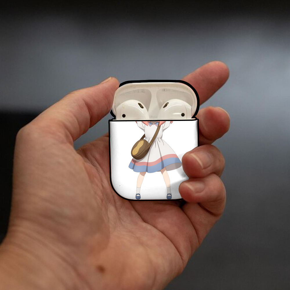 SPY×FAMILY间谍家家酒 AirPods 第2世代保護ケース ハードシェル ブラック 耐衝撃・防指紋・カラビナ付き