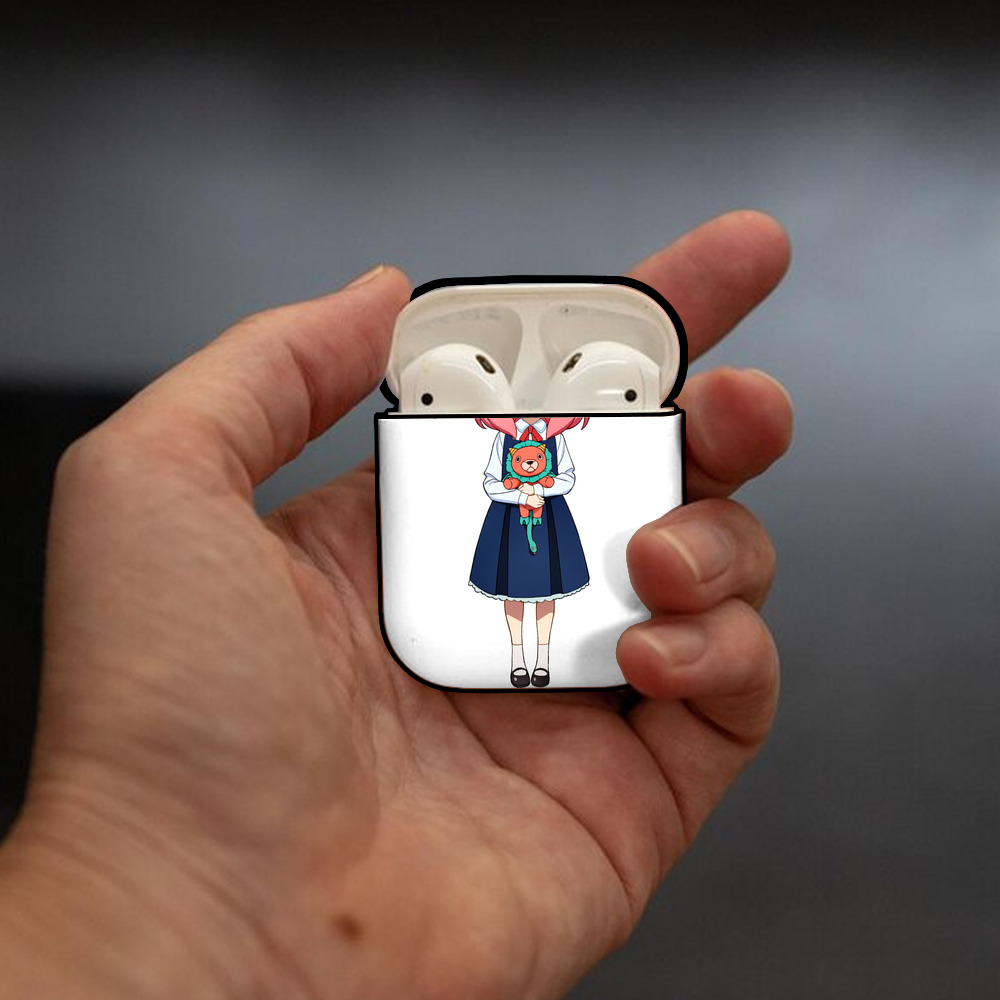 SPY×FAMILY间谍家家酒 AirPods 第2世代保護ケース ハードシェル ブラック 耐衝撃・防指紋・カラビナ付き