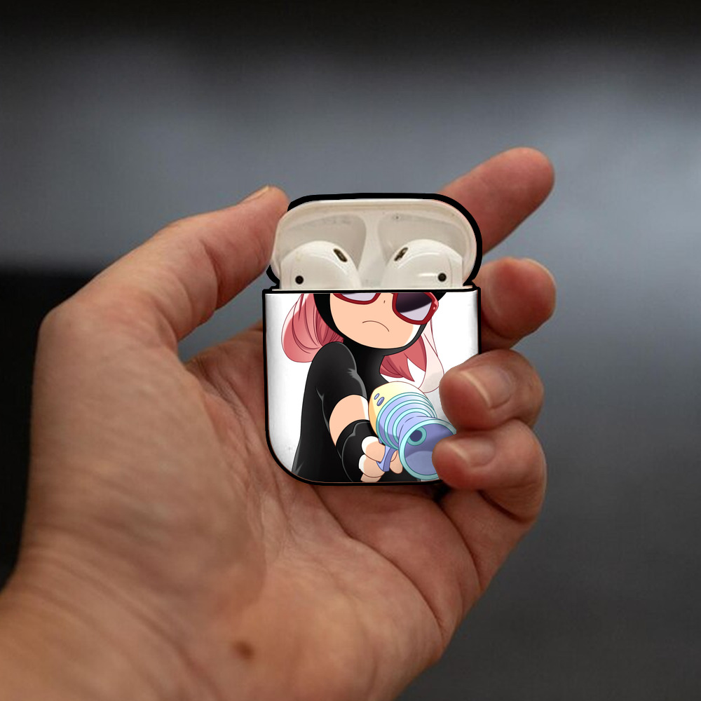 SPY×FAMILY间谍家家酒 AirPods 第2世代保護ケース ハードシェル ブラック 耐衝撃・防指紋・カラビナ付き