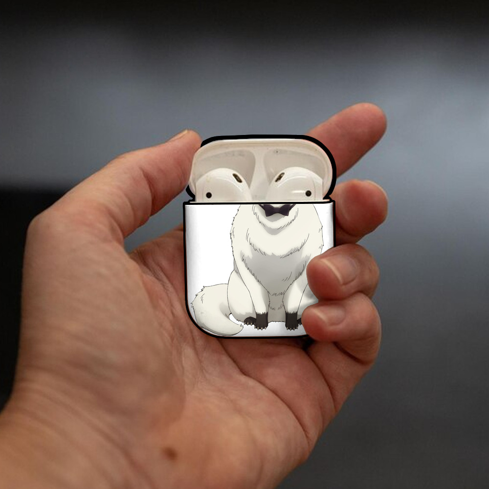 SPY×FAMILY间谍家家酒 AirPods 第2世代保護ケース ハードシェル ブラック 耐衝撃・防指紋・カラビナ付き
