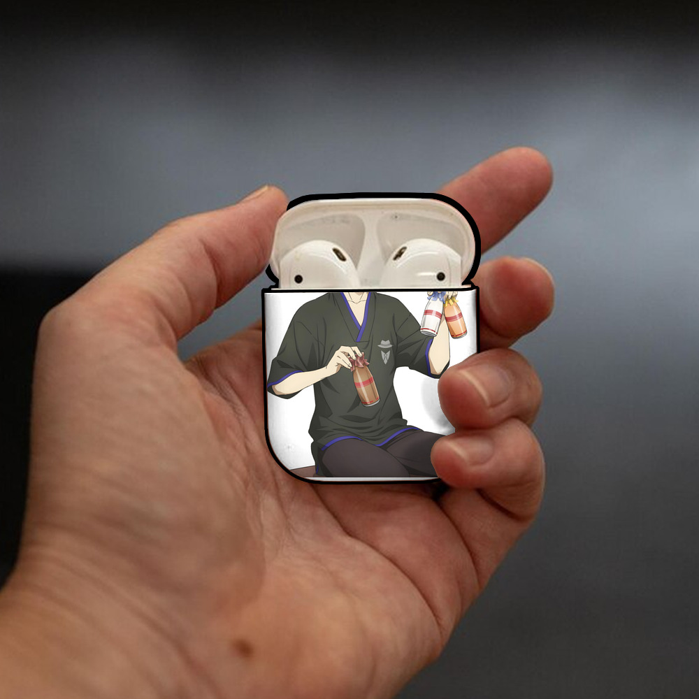 SPY×FAMILY间谍家家酒 AirPods 第2世代保護ケース ハードシェル ブラック 耐衝撃・防指紋・カラビナ付き