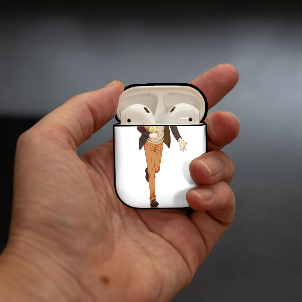 SPY×FAMILY间谍家家酒 AirPods 第2世代保護ケース ハードシェル ブラック 耐衝撃・防指紋・カラビナ付き