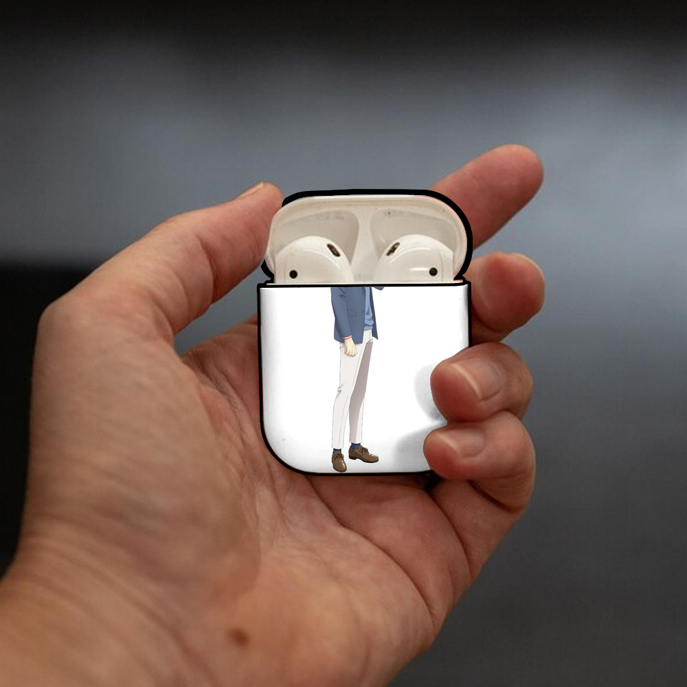 SPY×FAMILY间谍家家酒 AirPods 第2世代保護ケース ハードシェル ブラック 耐衝撃・防指紋・カラビナ付き