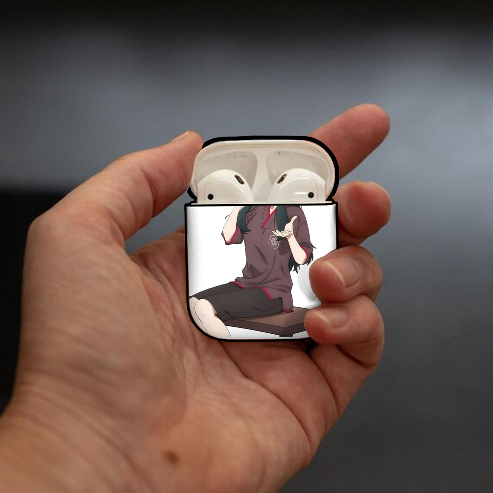 SPY×FAMILY间谍家家酒 AirPods 第2世代保護ケース ハードシェル ブラック 耐衝撃・防指紋・カラビナ付き