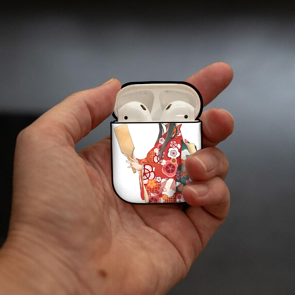 SPY×FAMILY间谍家家酒 AirPods 第2世代保護ケース ハードシェル ブラック 耐衝撃・防指紋・カラビナ付き