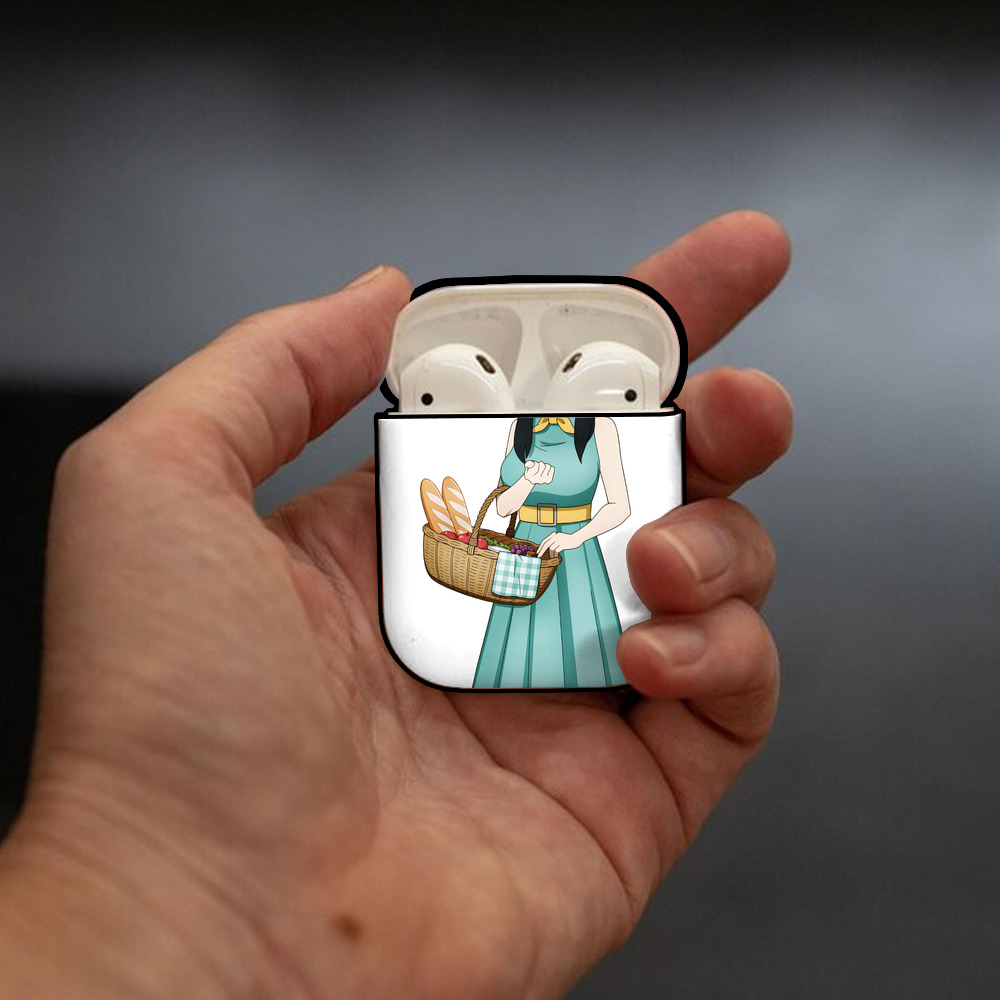 SPY×FAMILY间谍家家酒 AirPods 第2世代保護ケース ハードシェル ブラック 耐衝撃・防指紋・カラビナ付き
