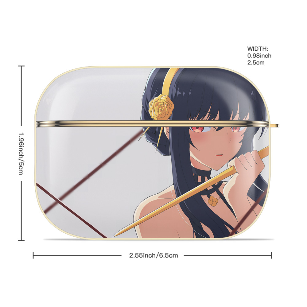 SPY×FAMILY间谍家家酒 【AirPods Pro用】ハードシェル保護ケース｜耐衝撃・防指紋・カラビナ付き商品仕様