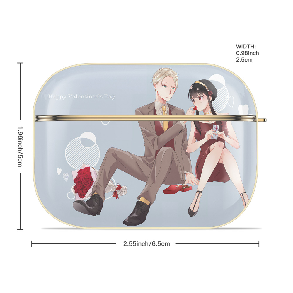 SPY×FAMILY间谍家家酒 【AirPods Pro用】ハードシェル保護ケース｜耐衝撃・防指紋・カラビナ付き商品仕様