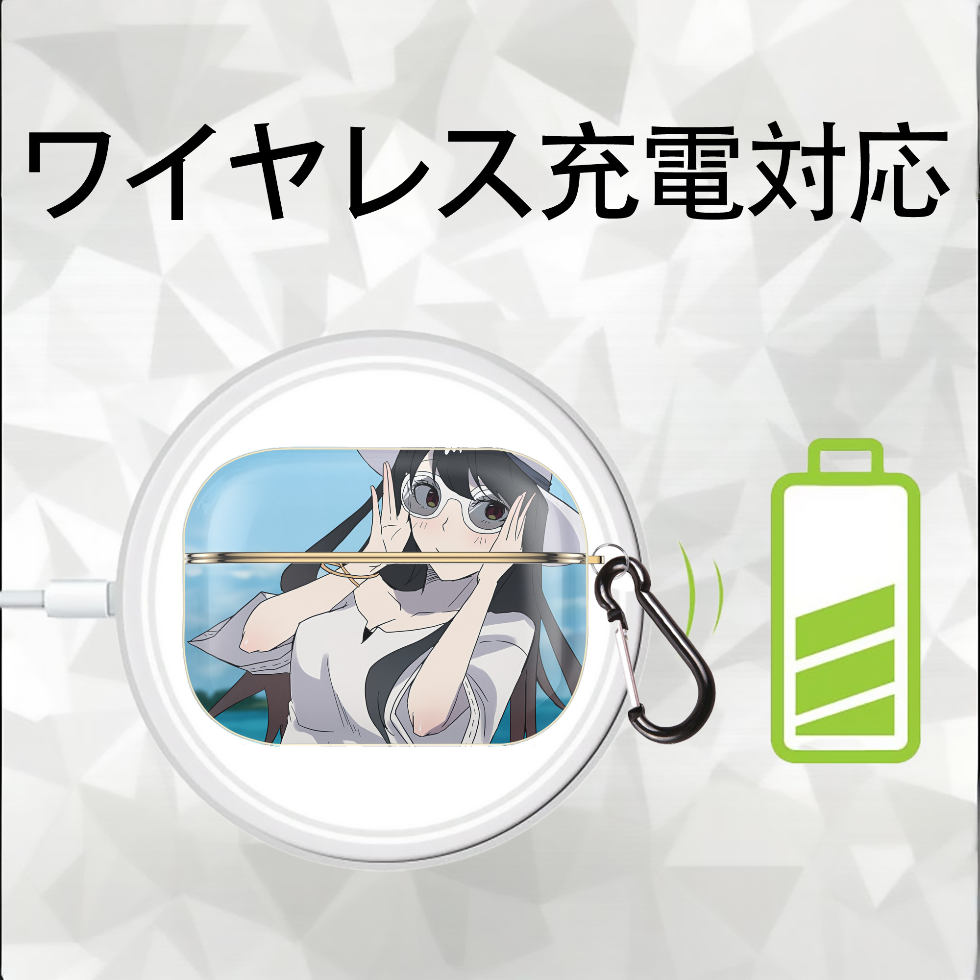 SPY×FAMILY间谍家家酒 【AirPods Pro用】ハードシェル保護ケース｜耐衝撃・防指紋・カラビナ付き商品仕様