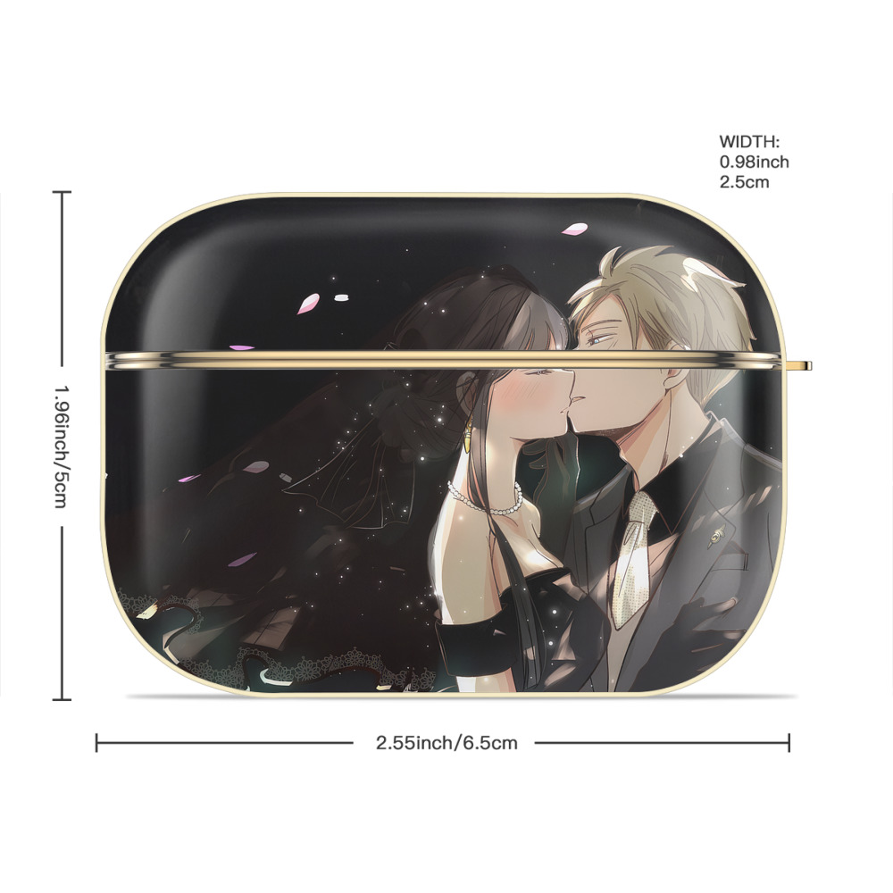 SPY×FAMILY间谍家家酒 【AirPods Pro用】ハードシェル保護ケース｜耐衝撃・防指紋・カラビナ付き商品仕様