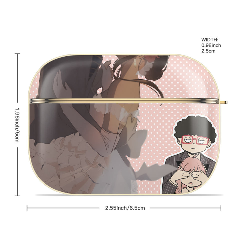 SPY×FAMILY间谍家家酒 【AirPods Pro用】ハードシェル保護ケース｜耐衝撃・防指紋・カラビナ付き商品仕様