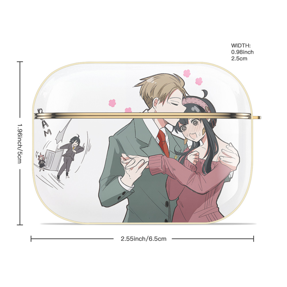 SPY×FAMILY间谍家家酒 【AirPods Pro用】ハードシェル保護ケース｜耐衝撃・防指紋・カラビナ付き商品仕様