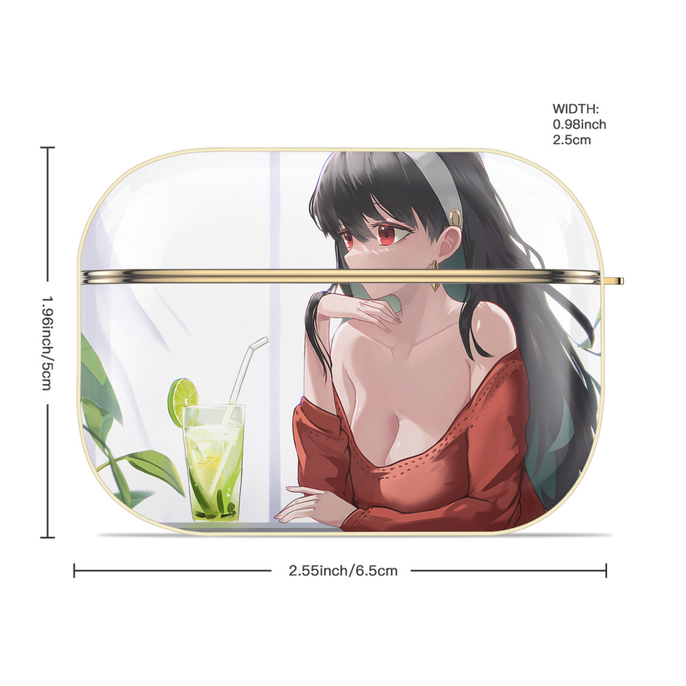 SPY×FAMILY间谍家家酒 【AirPods Pro用】ハードシェル保護ケース｜耐衝撃・防指紋・カラビナ付き商品仕様
