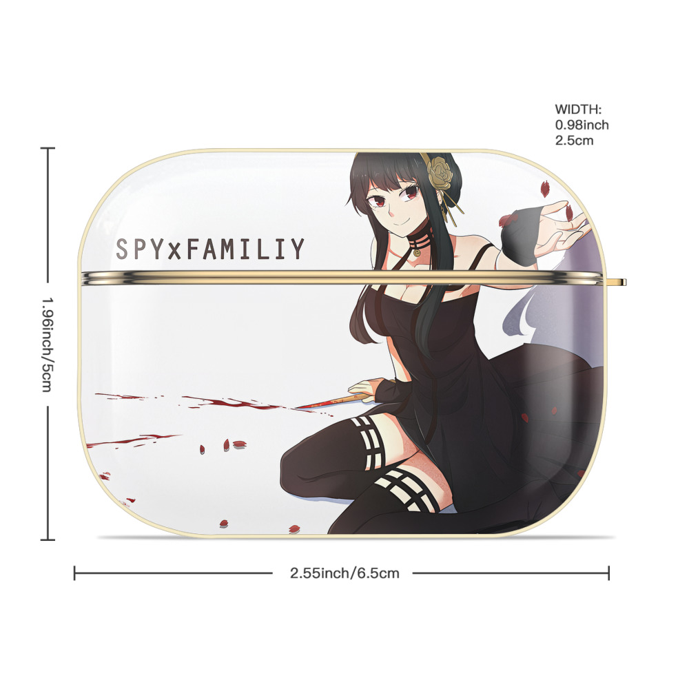 SPY×FAMILY间谍家家酒 【AirPods Pro用】ハードシェル保護ケース｜耐衝撃・防指紋・カラビナ付き商品仕様