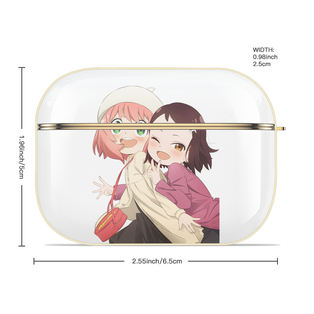 SPY×FAMILY间谍家家酒 【AirPods Pro用】ハードシェル保護ケース｜耐衝撃・防指紋・カラビナ付き商品仕様
