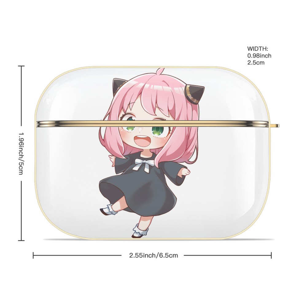 SPY×FAMILY间谍家家酒 【AirPods Pro用】ハードシェル保護ケース｜耐衝撃・防指紋・カラビナ付き商品仕様