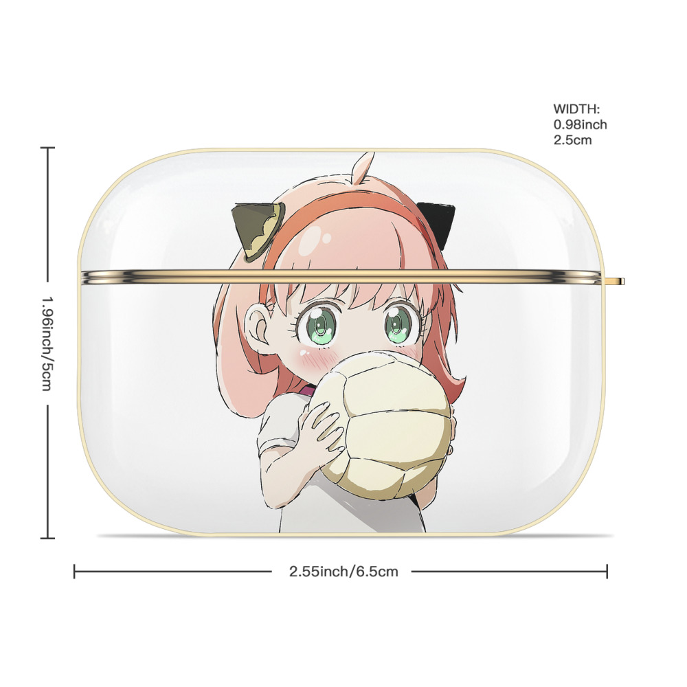 SPY×FAMILY间谍家家酒 【AirPods Pro用】ハードシェル保護ケース｜耐衝撃・防指紋・カラビナ付き商品仕様