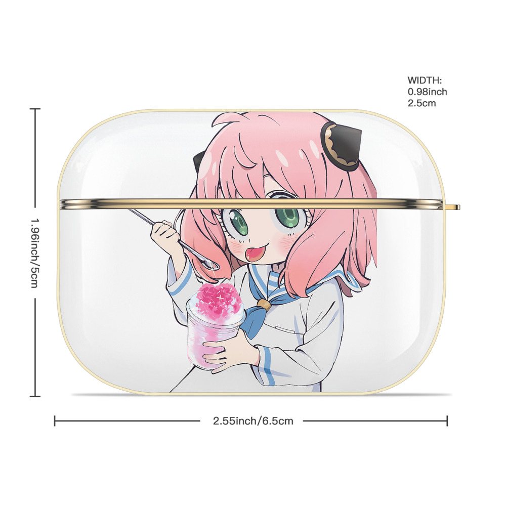 SPY×FAMILY间谍家家酒 【AirPods Pro用】ハードシェル保護ケース｜耐衝撃・防指紋・カラビナ付き商品仕様