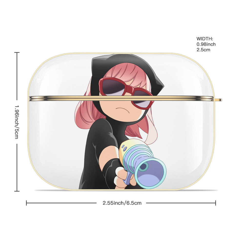 SPY×FAMILY间谍家家酒 【AirPods Pro用】ハードシェル保護ケース｜耐衝撃・防指紋・カラビナ付き商品仕様