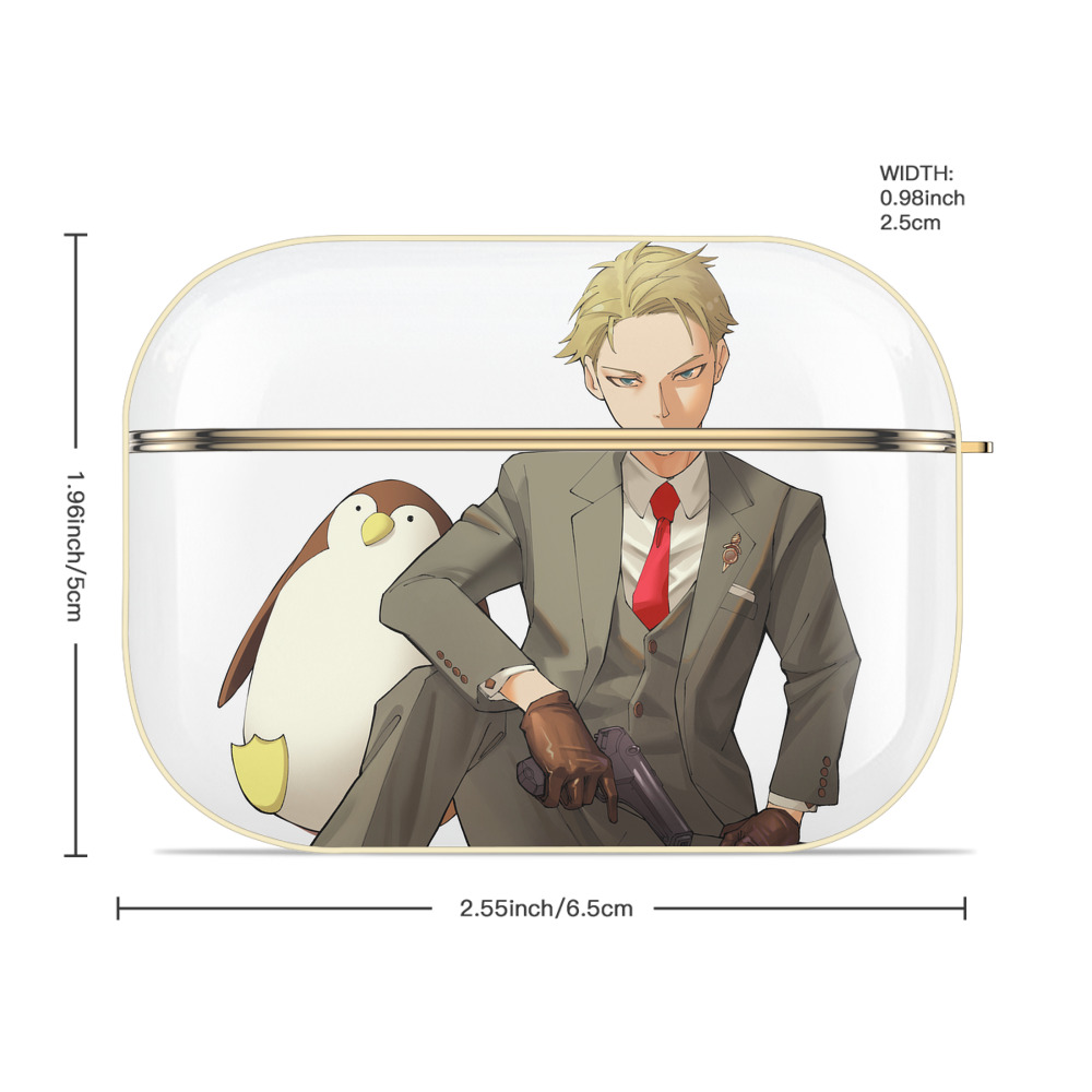 SPY×FAMILY间谍家家酒 【AirPods Pro用】ハードシェル保護ケース｜耐衝撃・防指紋・カラビナ付き商品仕様