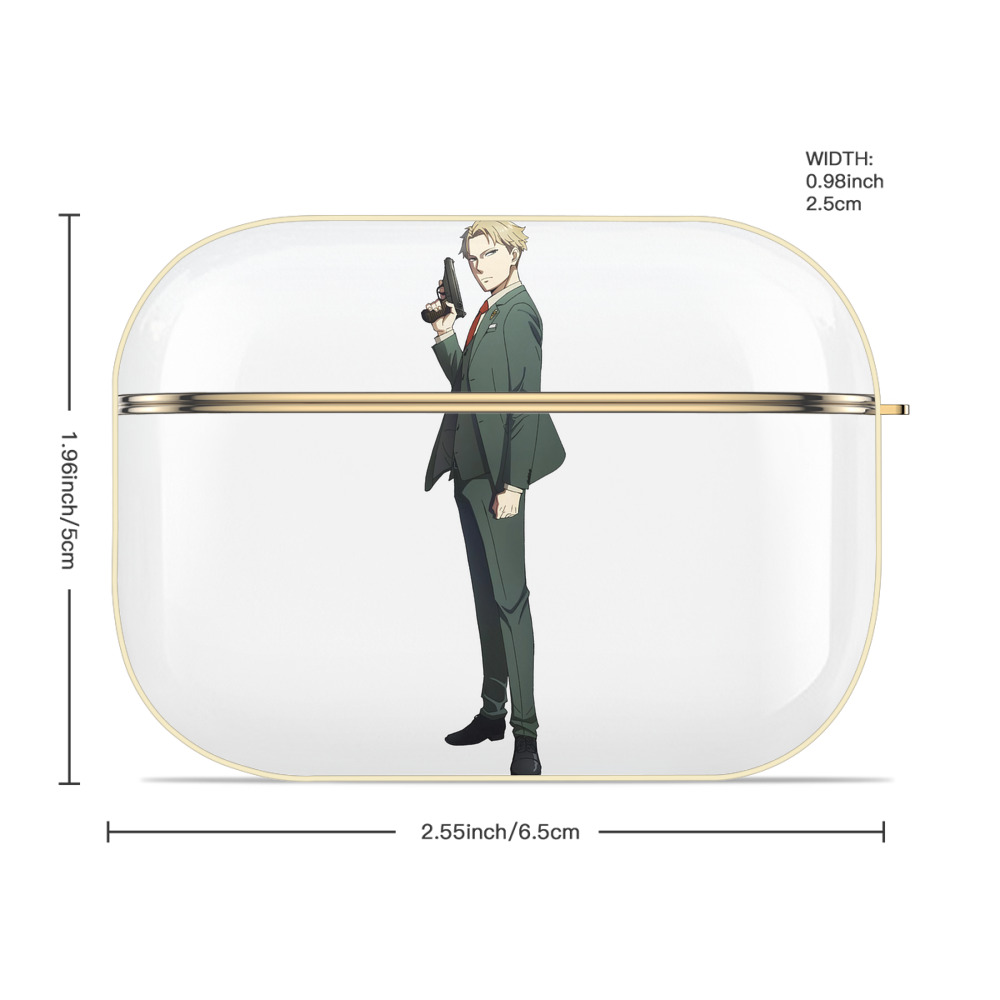 SPY×FAMILY间谍家家酒 【AirPods Pro用】ハードシェル保護ケース｜耐衝撃・防指紋・カラビナ付き商品仕様