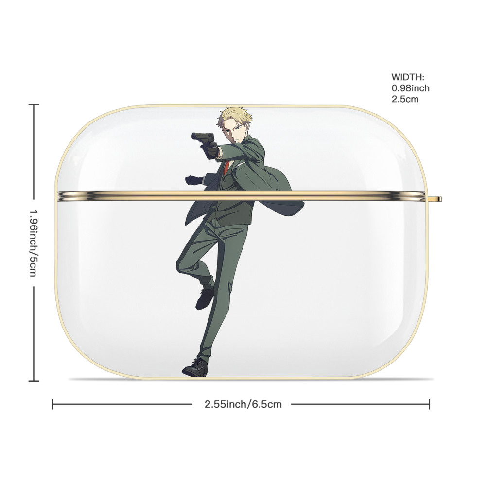 SPY×FAMILY间谍家家酒 【AirPods Pro用】ハードシェル保護ケース｜耐衝撃・防指紋・カラビナ付き商品仕様