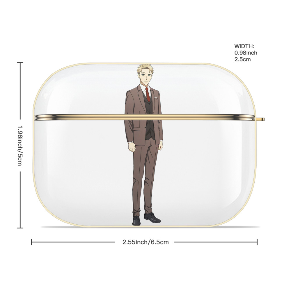 SPY×FAMILY间谍家家酒 【AirPods Pro用】ハードシェル保護ケース｜耐衝撃・防指紋・カラビナ付き商品仕様
