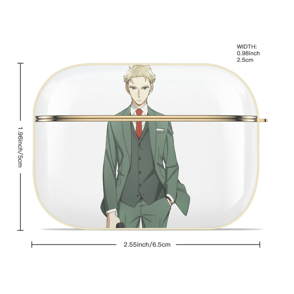 SPY×FAMILY间谍家家酒 【AirPods Pro用】ハードシェル保護ケース｜耐衝撃・防指紋・カラビナ付き商品仕様