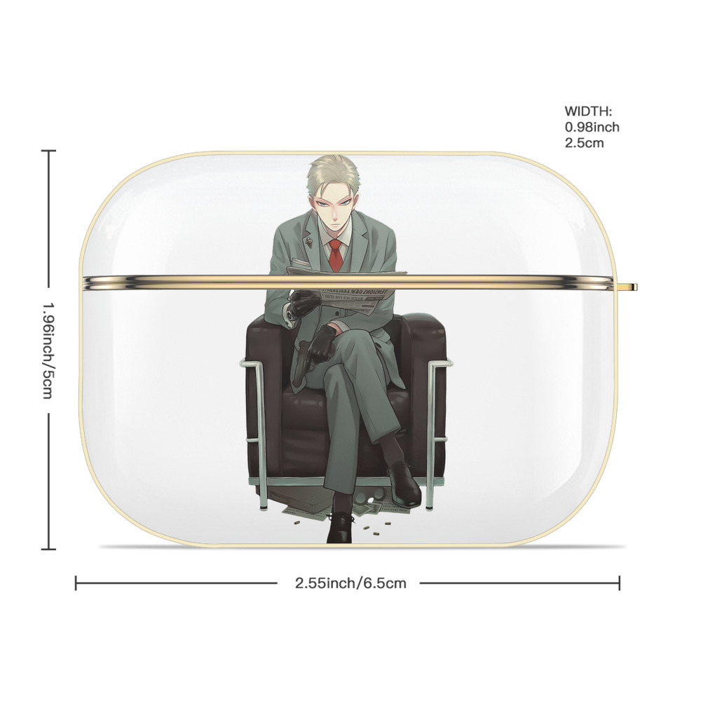 SPY×FAMILY间谍家家酒 【AirPods Pro用】ハードシェル保護ケース｜耐衝撃・防指紋・カラビナ付き商品仕様