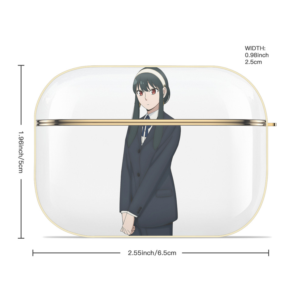 SPY×FAMILY间谍家家酒 【AirPods Pro用】ハードシェル保護ケース｜耐衝撃・防指紋・カラビナ付き商品仕様