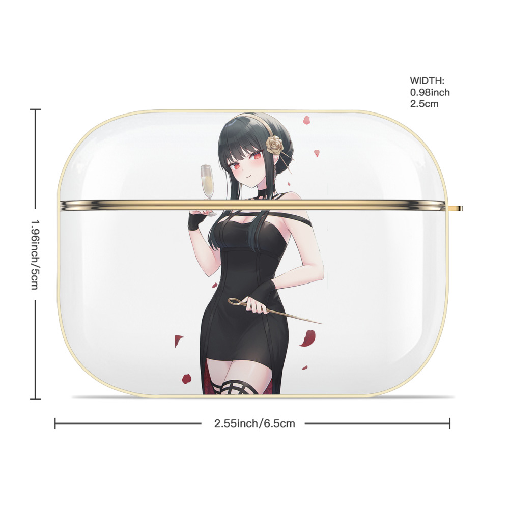 SPY×FAMILY间谍家家酒 【AirPods Pro用】ハードシェル保護ケース｜耐衝撃・防指紋・カラビナ付き商品仕様